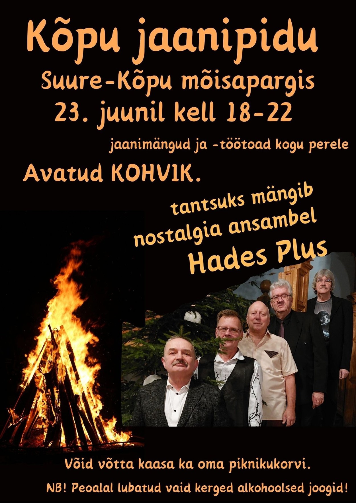 Event Kõpu jaanipidu illustratsioon