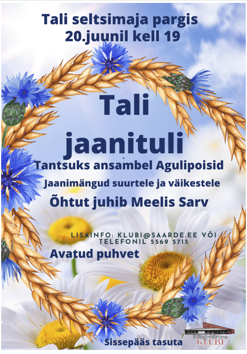 Event Tali jaanituli illustratsioon