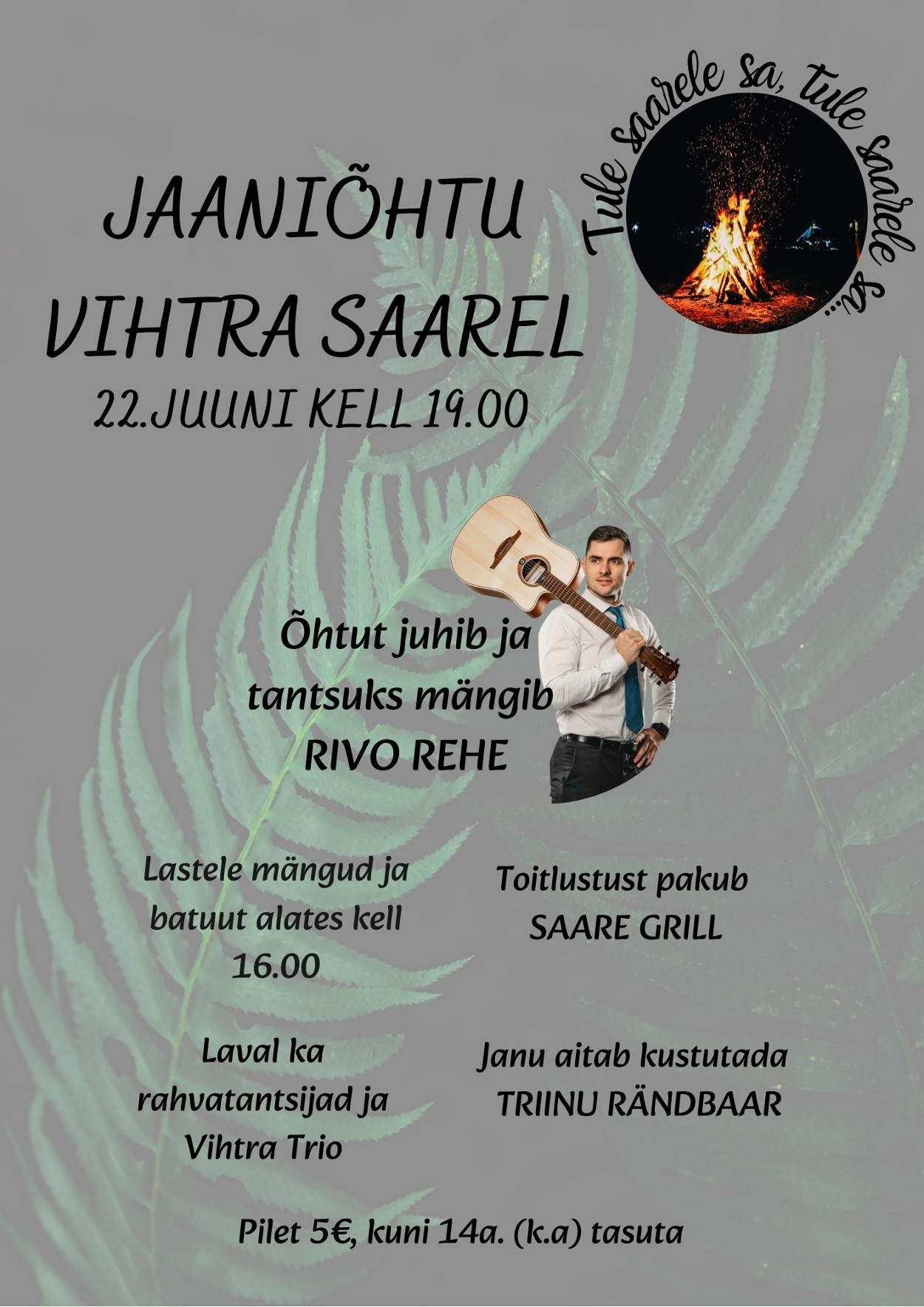 Event JAANIÕHTU VIHTRA SAAREL illustratsioon
