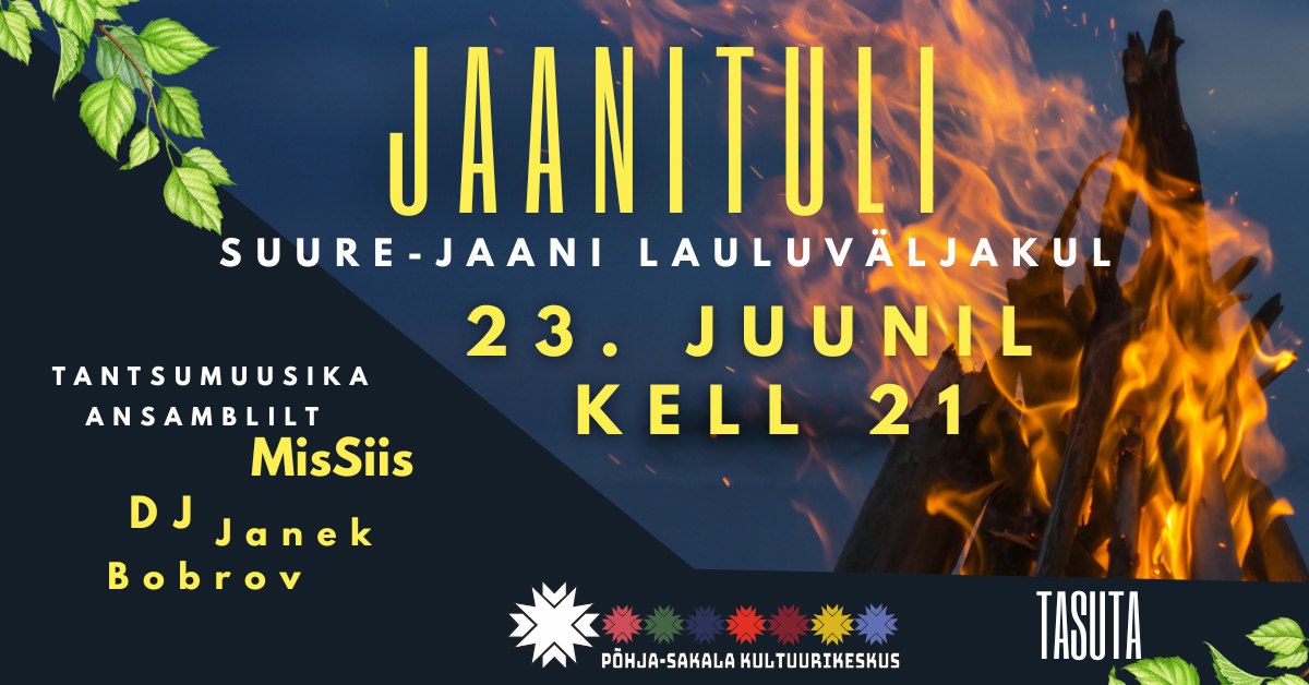 Event Suure-Jaani jaanituli 2025 illustratsioon