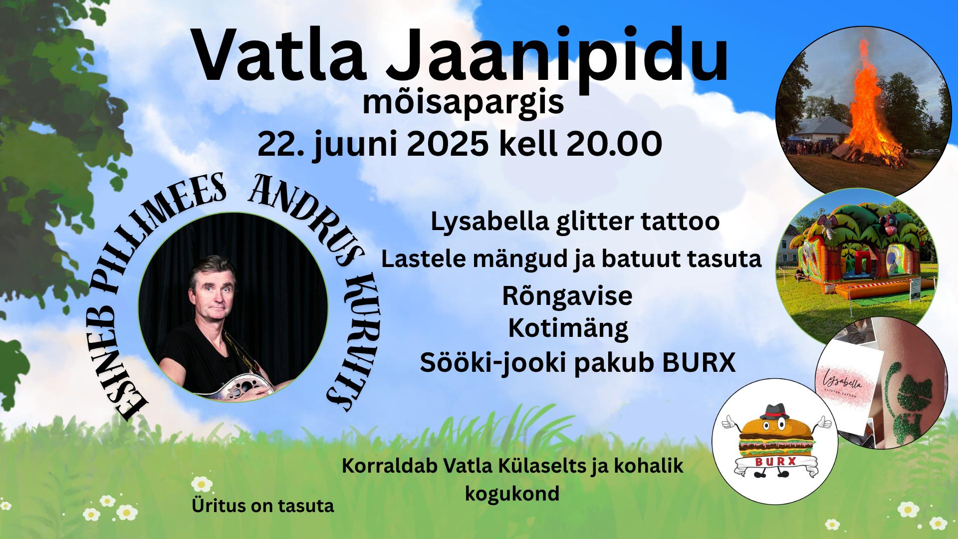 Event VATLA JAANIPIDU illustratsioon