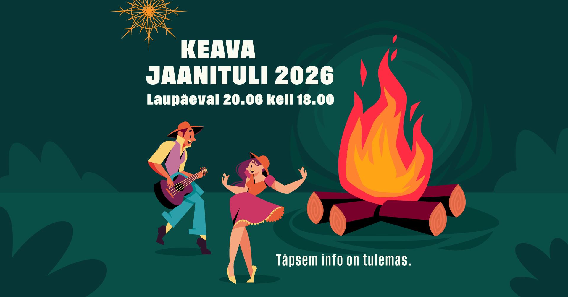 Event KEAVA JAANITULI 2026 illustratsioon