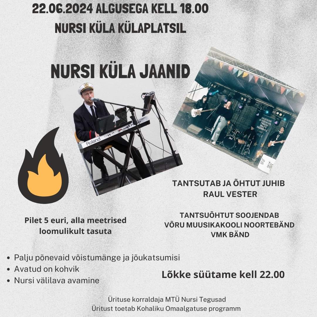 Event Nursi küla Jaanid illustratsioon