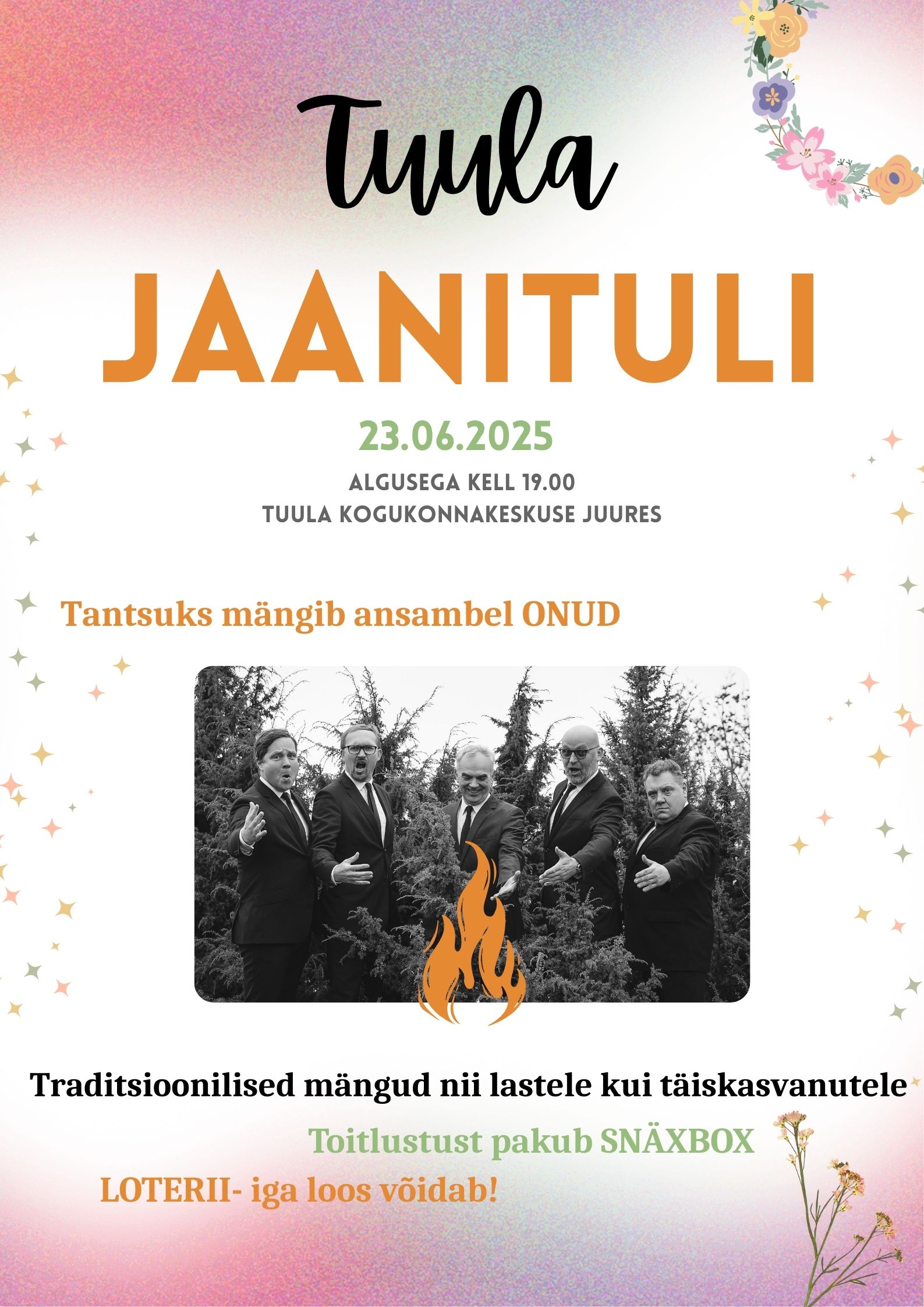 Event TUULA JAANITULI 2025 illustratsioon
