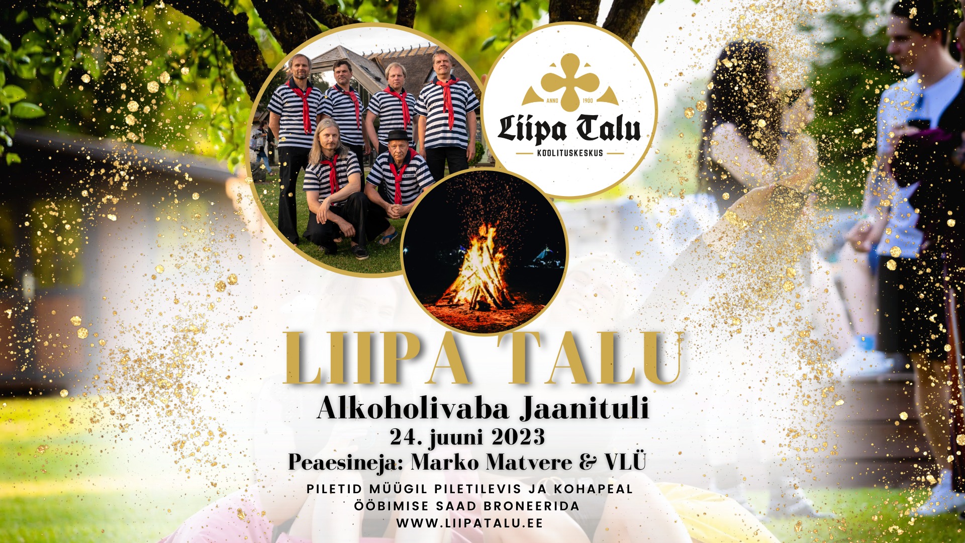 Event Liipa Talu Alkoholivaba Jaanituli 2023 illustratsioon