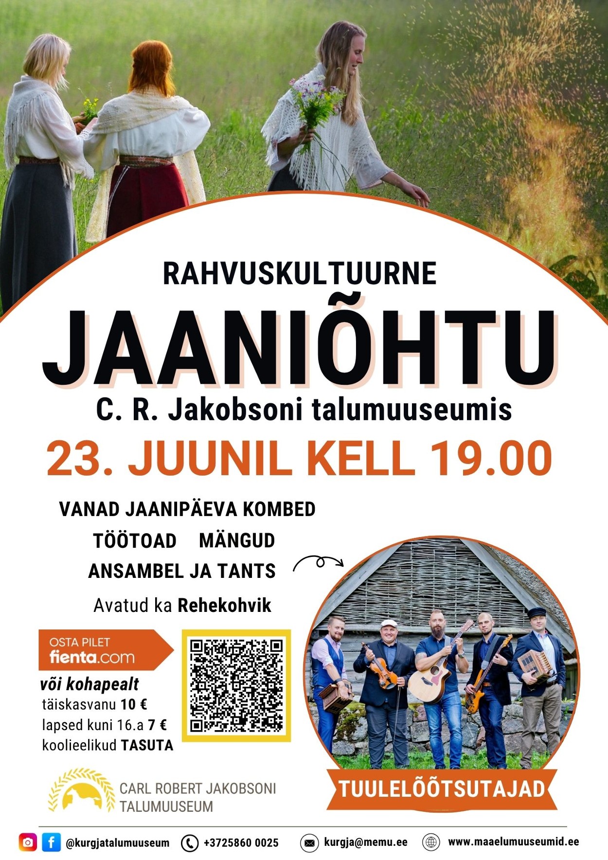 Event C. R. Jakobsoni talumuuseum Jaaniõhtu illustratsioon