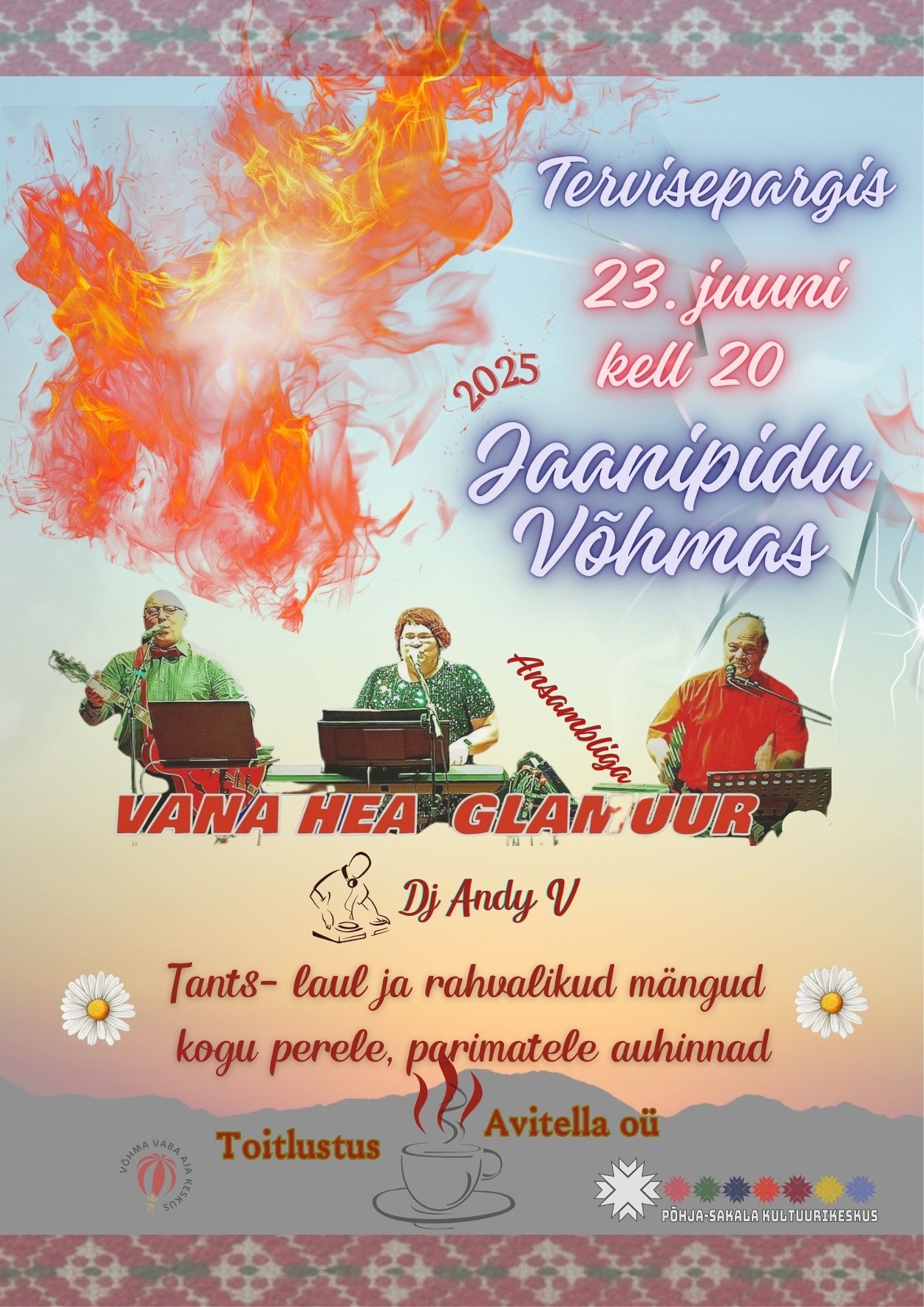 Event Jaanipidu Võhmas illustratsioon