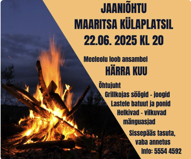 Event Maaritsa Jaaniõhtu illustratsioon