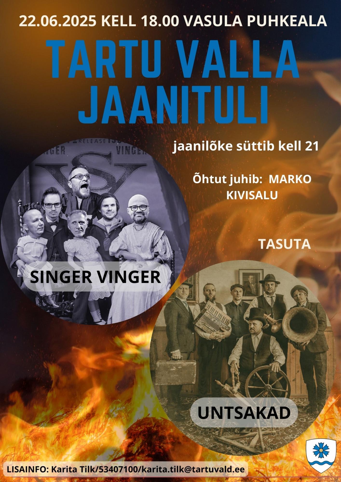 Event Tartu valla jaanituli illustratsioon