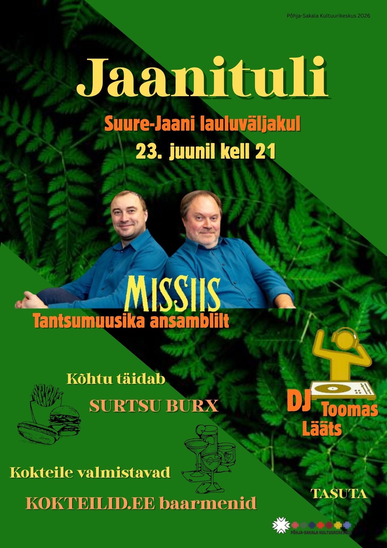 Event Suure-Jaani jaanituli illustratsioon