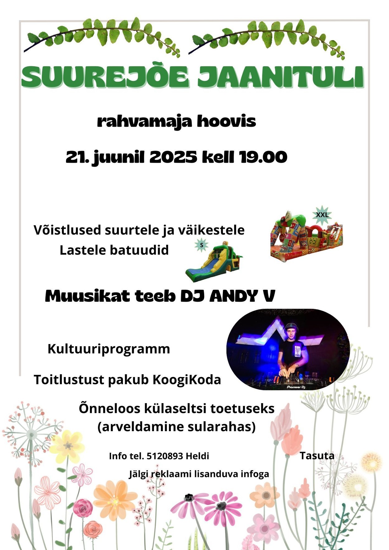Event SUUREJÕE JAANITULI illustratsioon