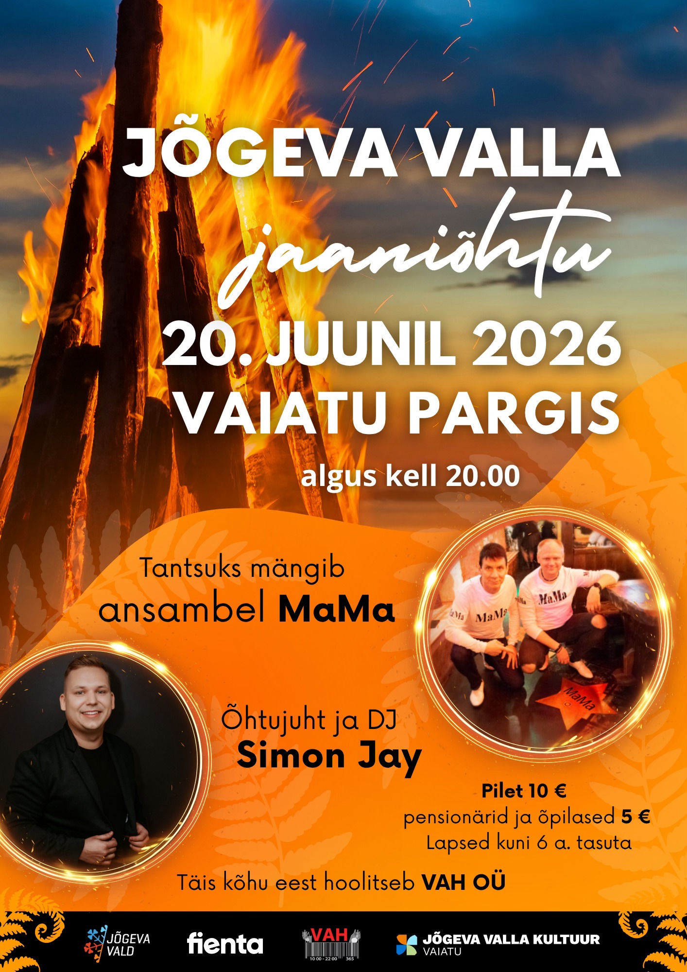 Event Jõgeva valla jaaniõhtu Vaiatus illustratsioon