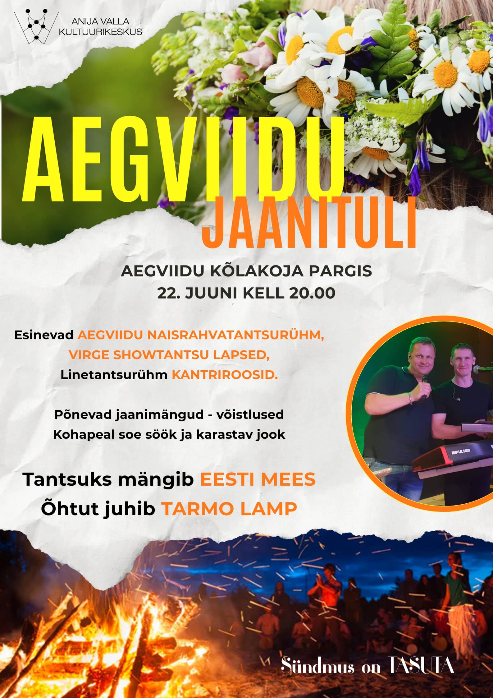 Event Aegviidu jaanituli 2025 illustratsioon